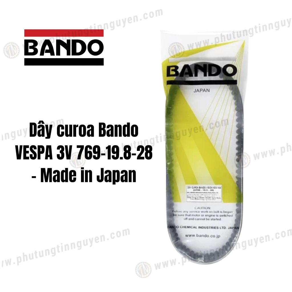 Dây curoa Bando VESPA 3V 769-19.8-28 - Made in Japan