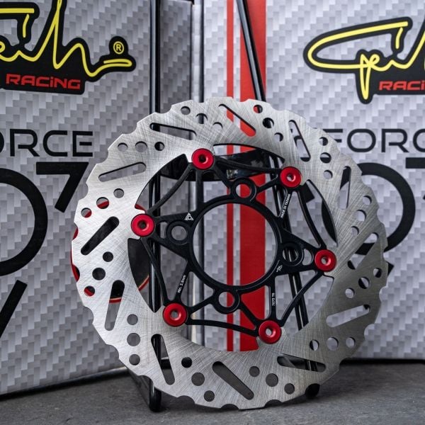 ĐĨA THẮNG GH-RACING / TRIFORCE SIZE 220MM DÒNG XE HONDA , YAMAHA 4 LỖ ỐC THÔNG DỤNG