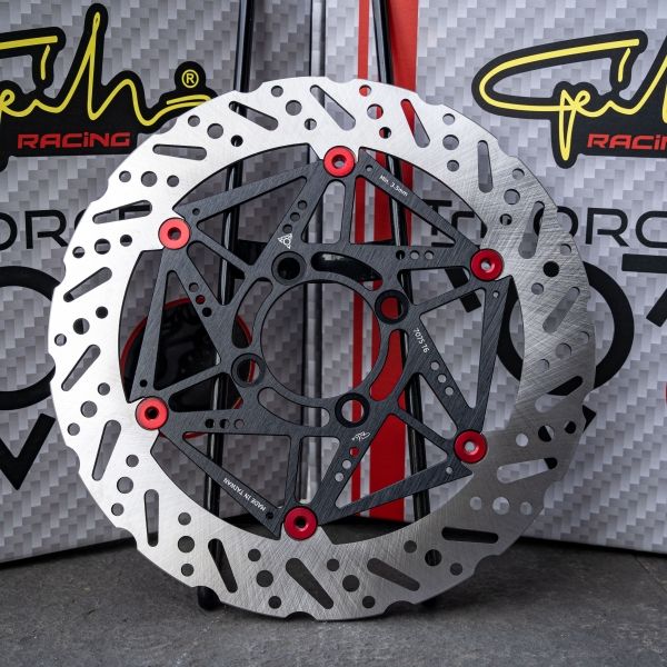 ĐĨA THẮNG GH-RACING / TRIFORCE SIZE 267MM DÒNG XE HONDA , YAMAHA 4 LỖ ỐC THÔNG DỤNG