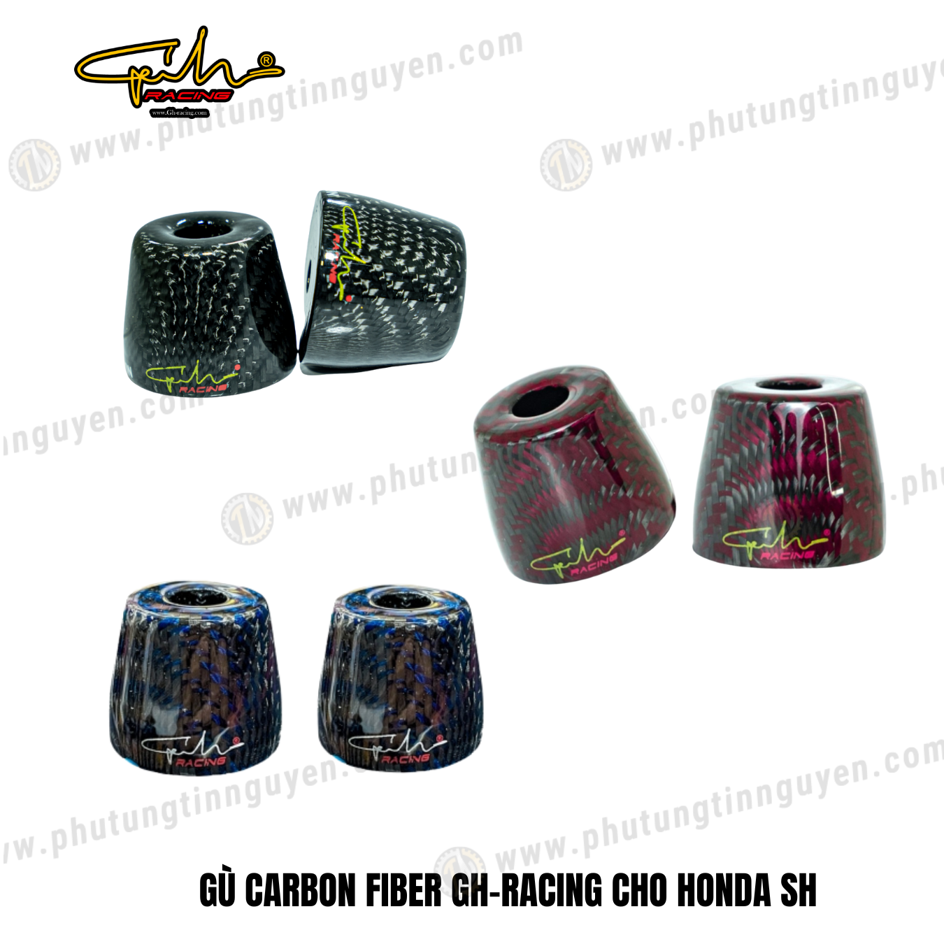  GÙ CARBON FIBER GH-RACING CHO HONDA SH 