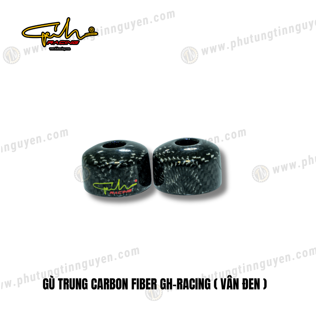 GÙ TRUNG CARBON FIBER GH-RACING ( VÂN ĐEN )