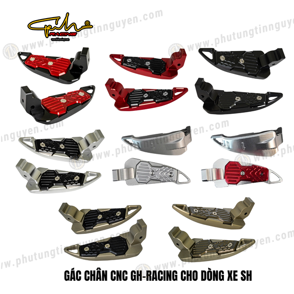  GÁC CHÂN CNC GH-RACING CHO DÒNG XE SH 
