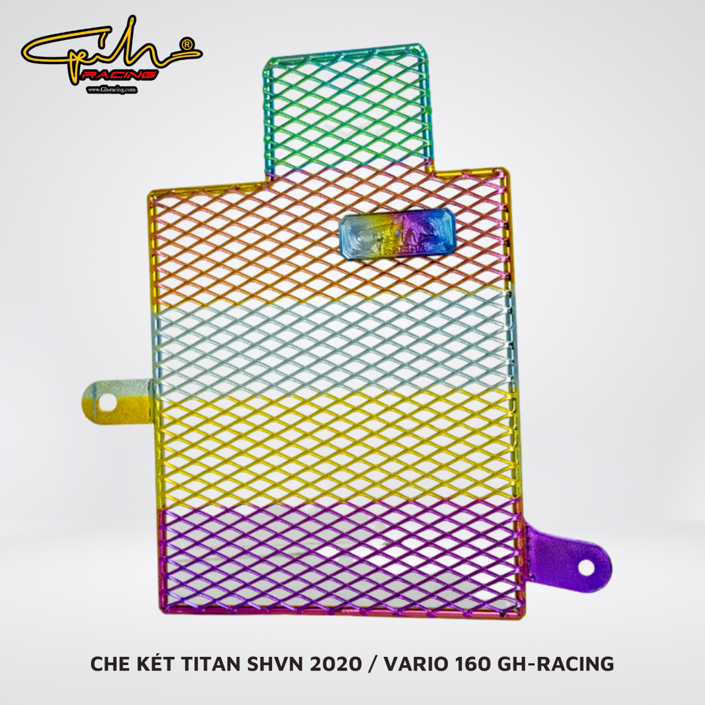 CHE KÉT LƯỚI TITAN LỚN SHVN2020 / VARIO 160I / AIRBLADE 160I MẪU ĐIỆN PHÂN CẦU VỒNG GH-RACING