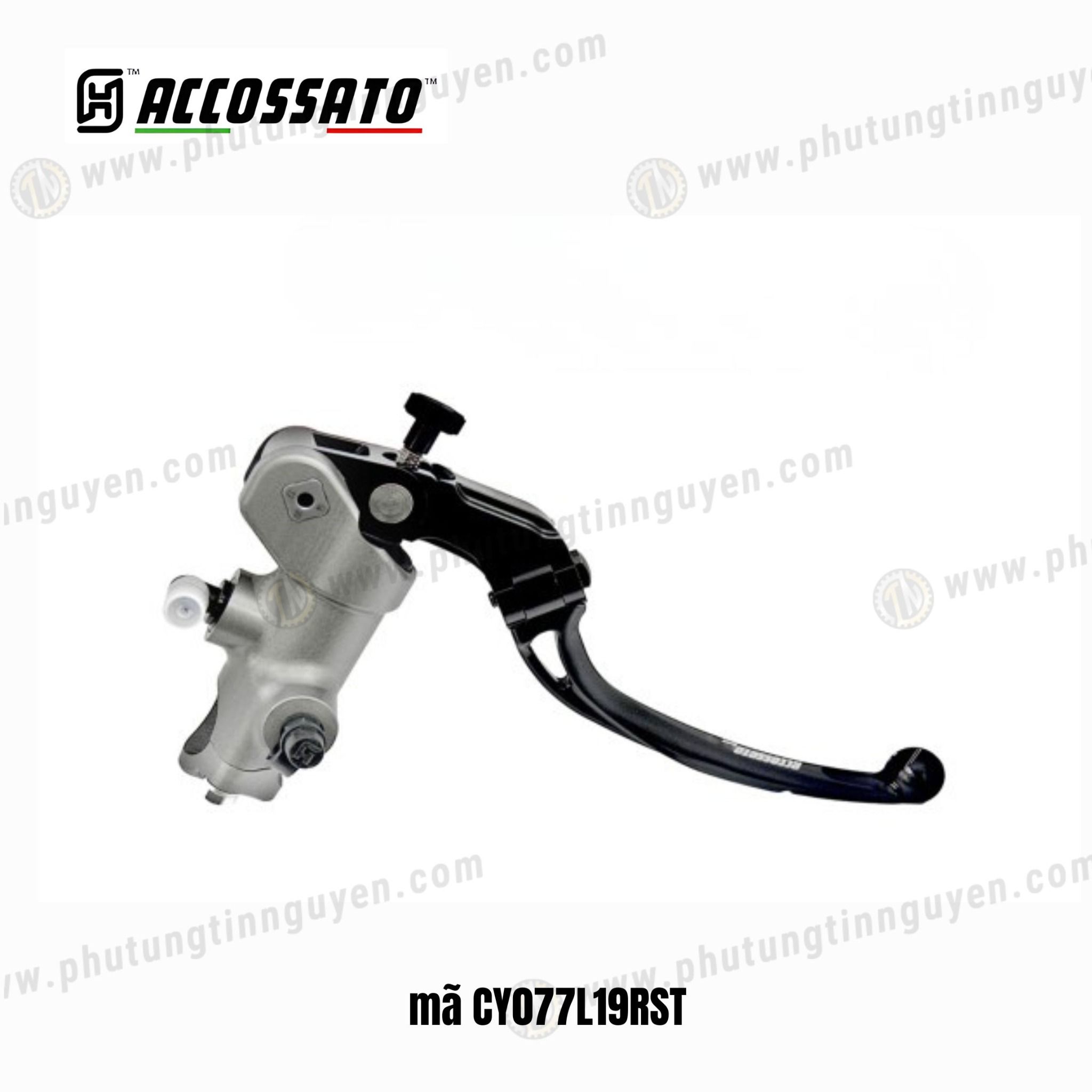  Tay thắng Accossato Billet 17x19 Folding mã CY077L19RST 