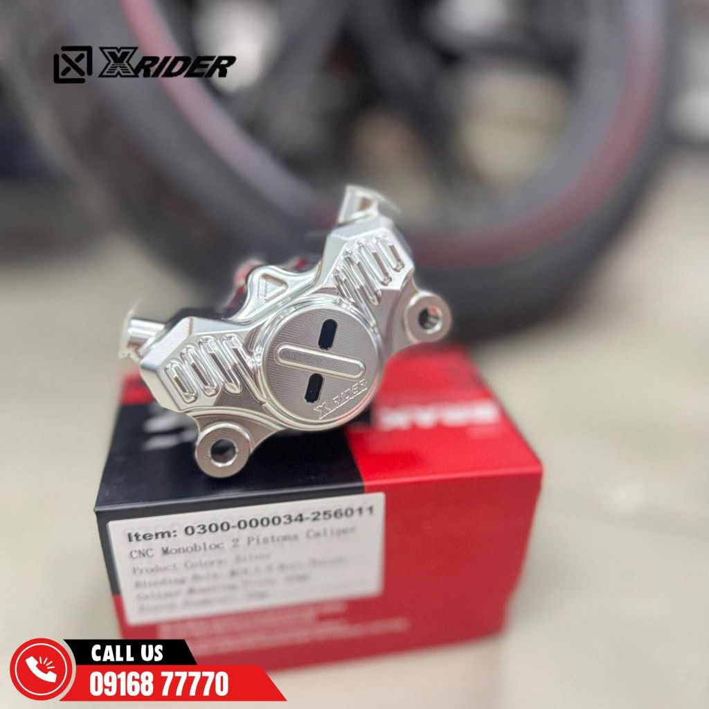 Heo dầu RPM XRIDER 2 piston “cua lớn” 84mm (BK-C2-008A)