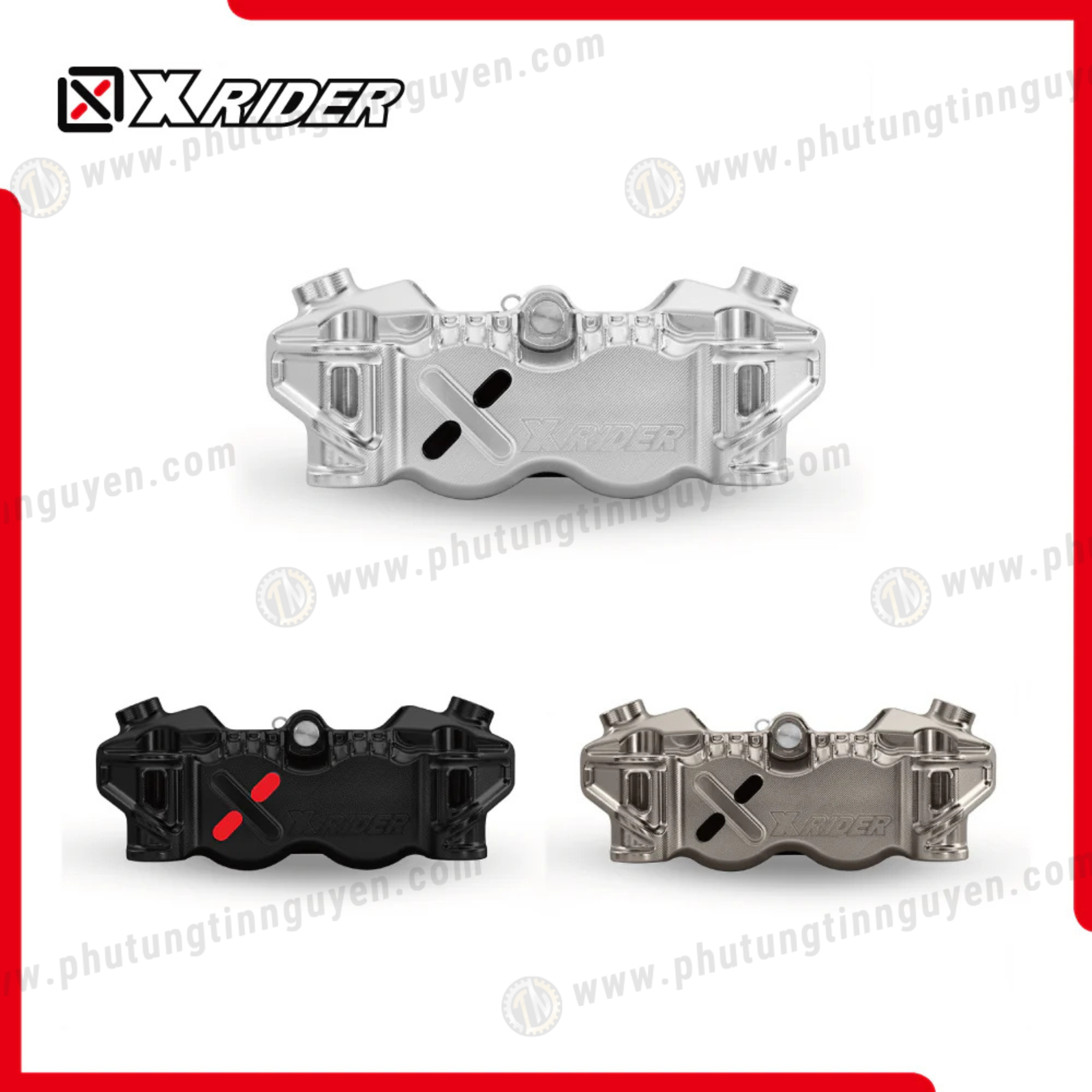  Heo dầu RPM X RIDER đối xứng 4 piston chuẩn gắn 40mm 