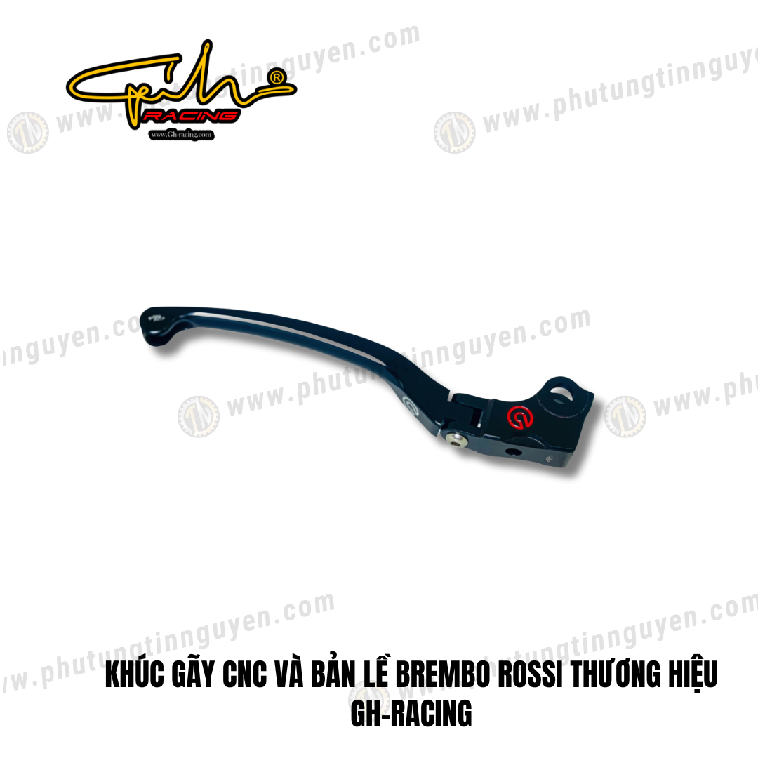  KHÚC GÃY CNC VÀ BẢN LỀ BREMBO ROSSI THƯƠNG HIỆU GH-RACING 