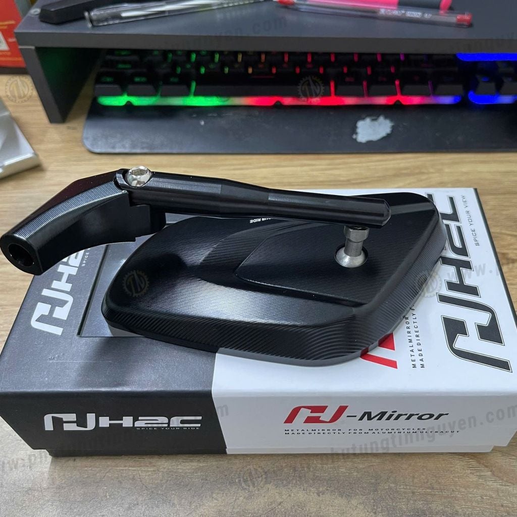 Kiếng chiếu hậu H2C phiên bản E3 hàng chính hãng màu đen, bạc