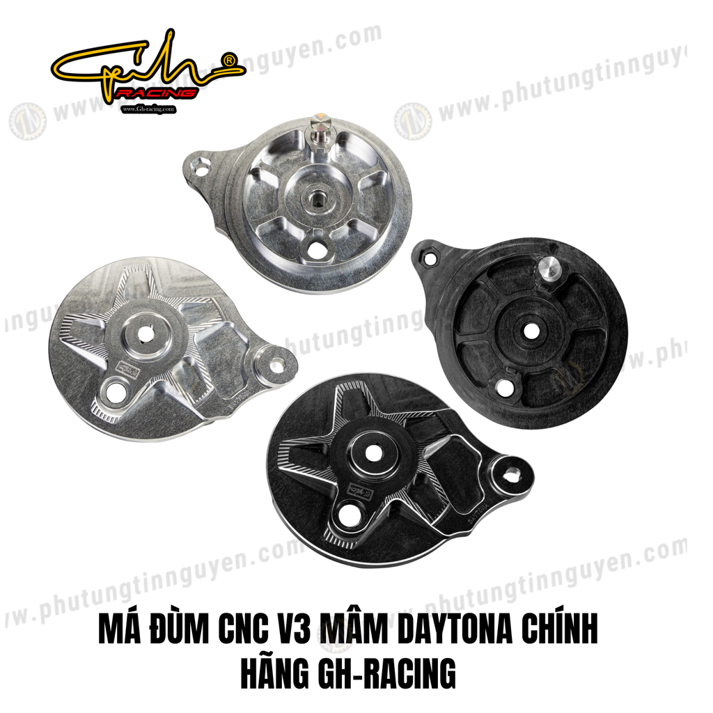 MÁ ĐÙM CNC V3 MÂM DAYTONA CHÍNH HÃNG GH-RACING