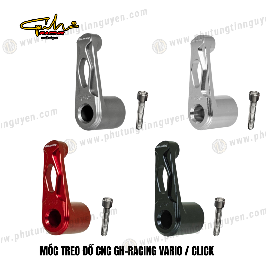 MÓC TREO ĐỒ CNC GH-RACING VARIO / CLICK