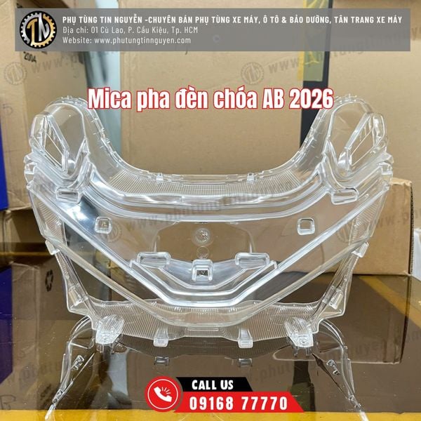  Kính mica choá pha đèn trước ab Air Blade 2026 