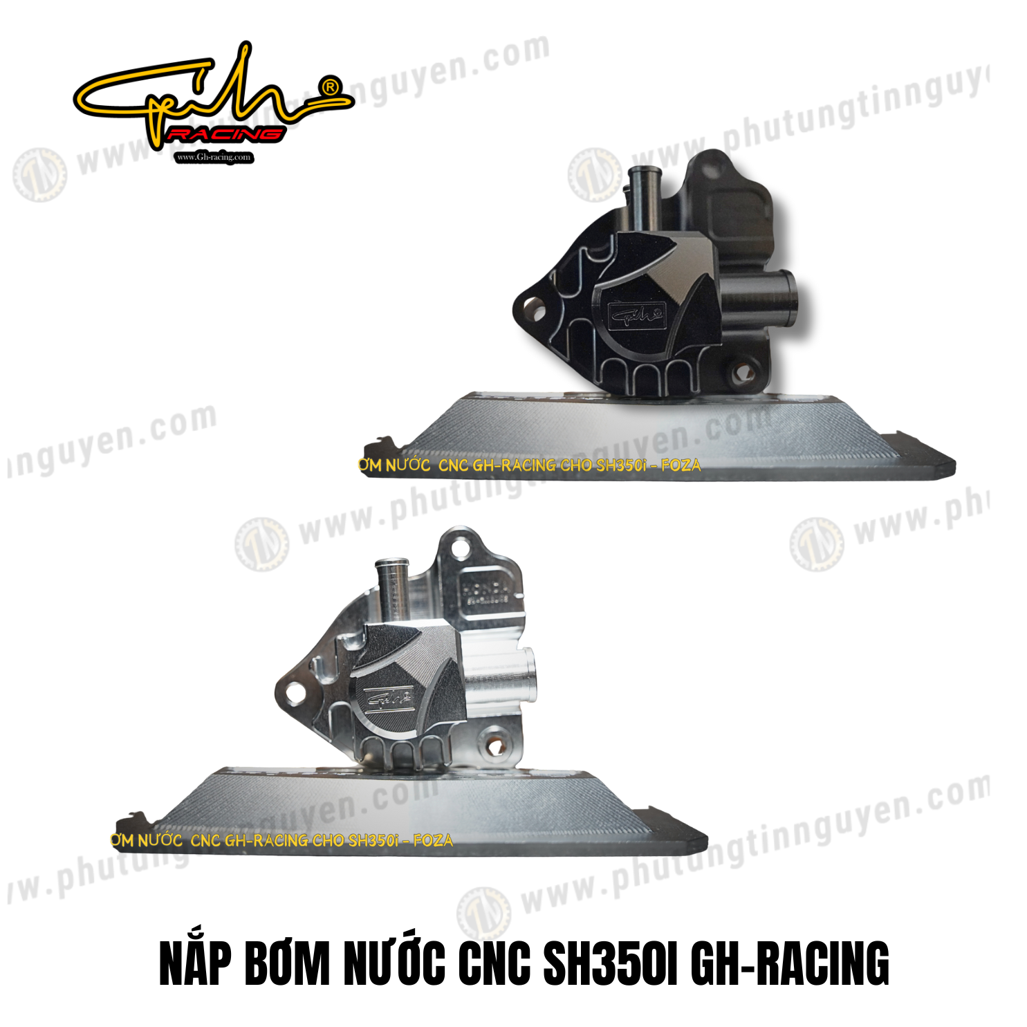  NẮP BƠM NƯỚC CNC SH350I GH-RACING 