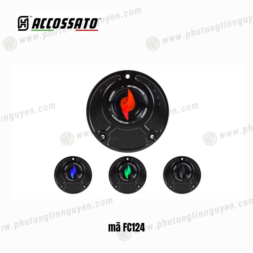 Nắp xăng Accossato Yamaha mã FC124