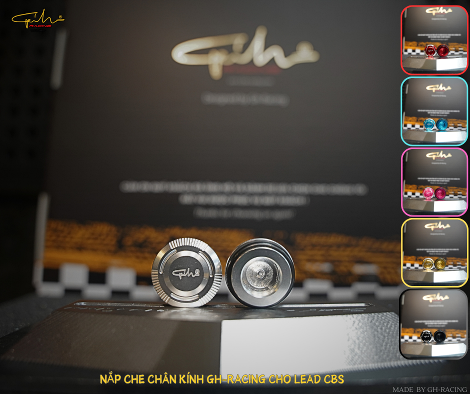 NẮP CHE CHÂN KÍNH CNC GH-RACING DÀNH CHO HONDA LEAD125 - CBS