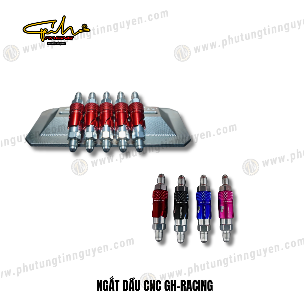 NGẮT DẦU CNC GH-RACING (MÀU ĐA DẠNG)