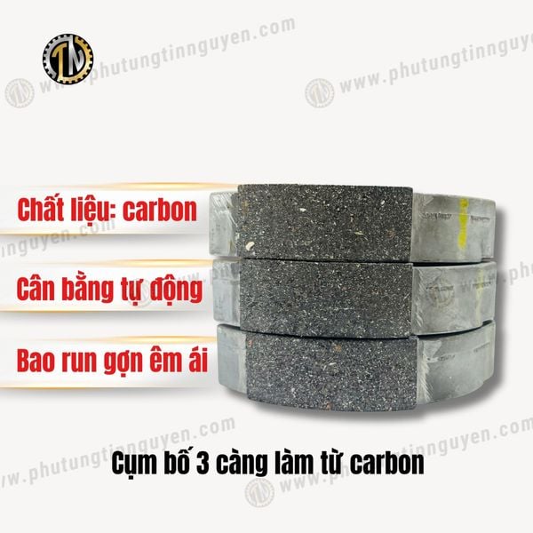  Cụm bố 3 càng làm từ carbon dành cho xe 4 van 4 val TIN NGUYỄN 