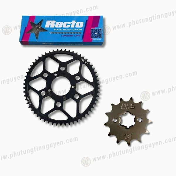  Nhông sên đĩa Recto dành cho xe điện Quantum Đạt Bike 