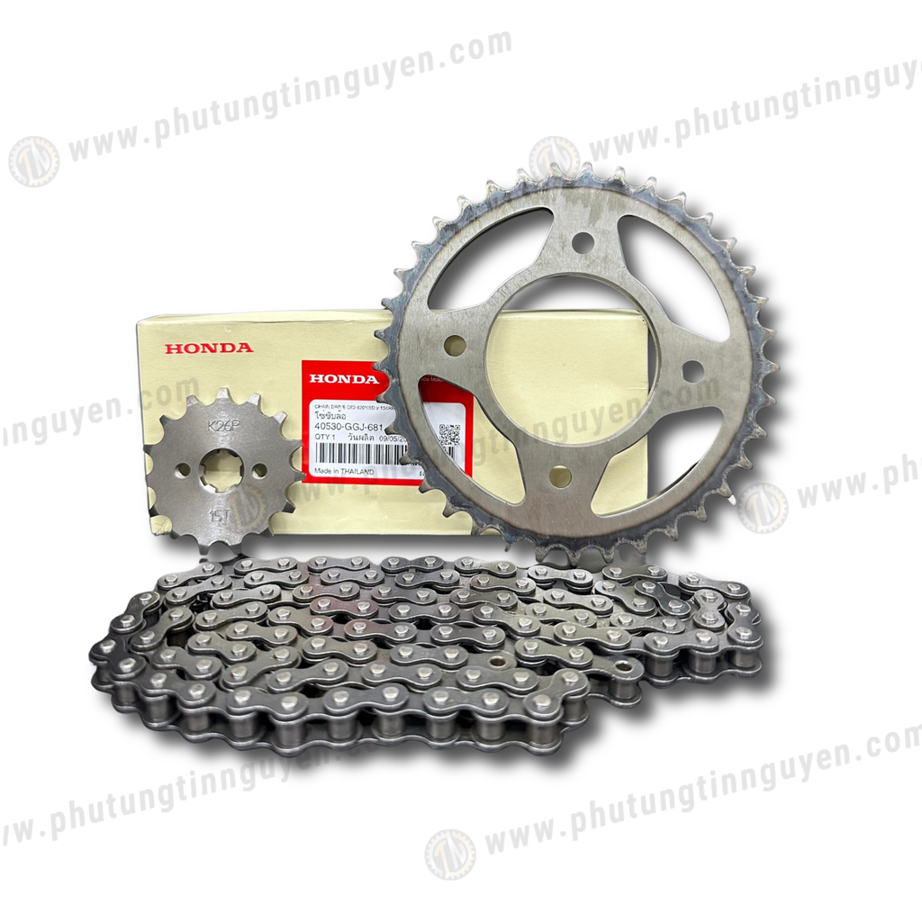 Bộ nhông sên dĩa WAVE THÁI 125i 2024 2025 chính hãng