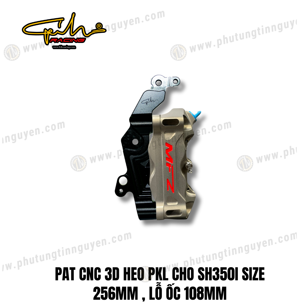  PAT CNC 3D HEO PKL CHO SH350I SIZE 256MM , LỖ ỐC 108MM GH-RACING 