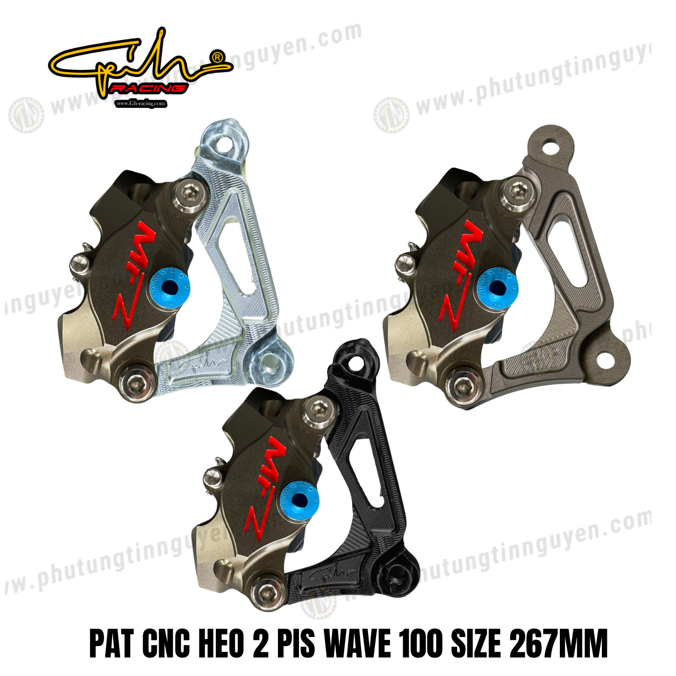  PAT CNC HEO 2 PIS WAVE 100 SIZE 267MM GH-RACING 