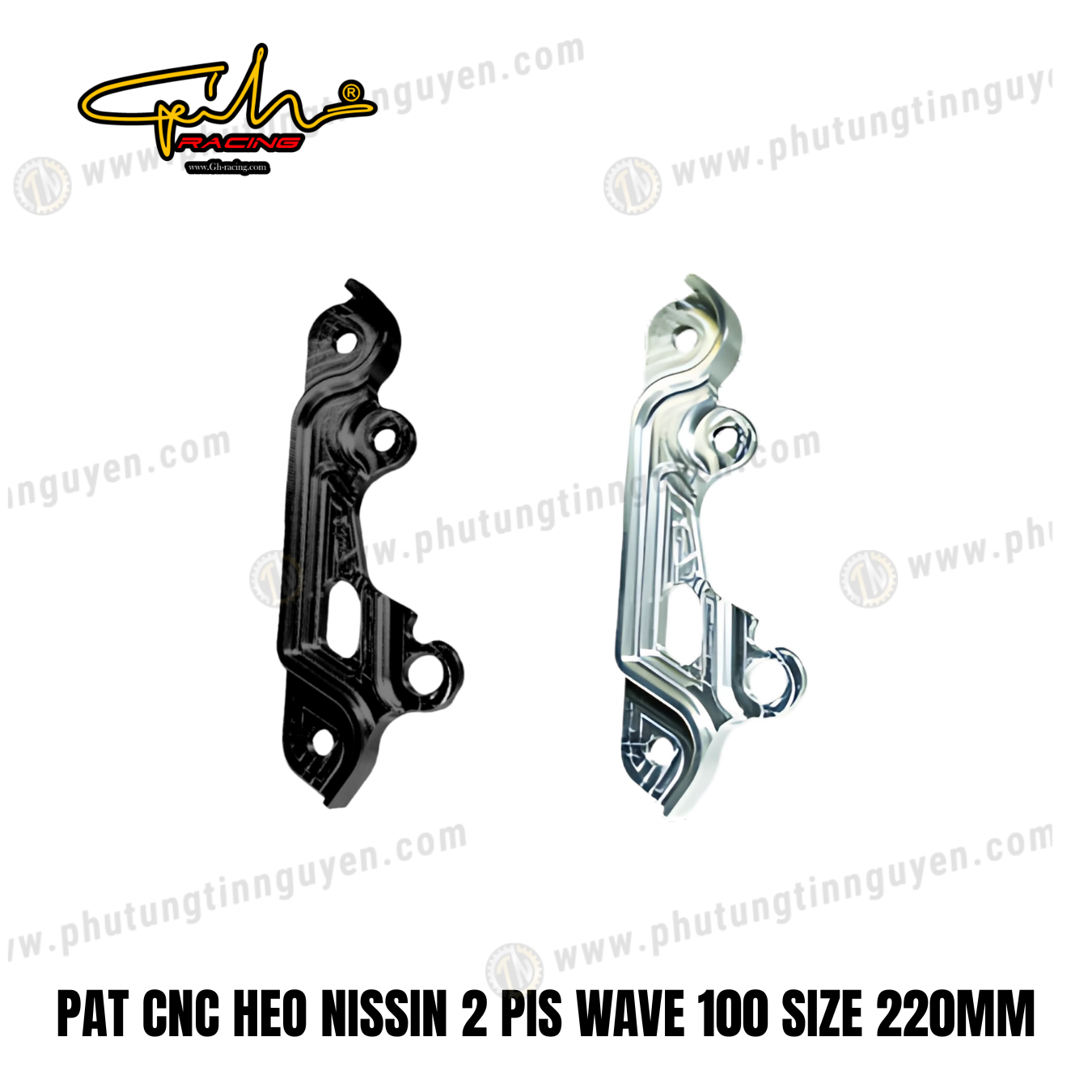  PAT CNC HEO NISSIN 2 PIS WAVE 100 SIZE 220MM GH-RACING 