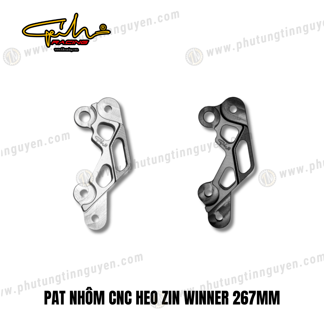  PAT NHÔM CNC HEO ZIN WINNER 267 MM GH-RACING 