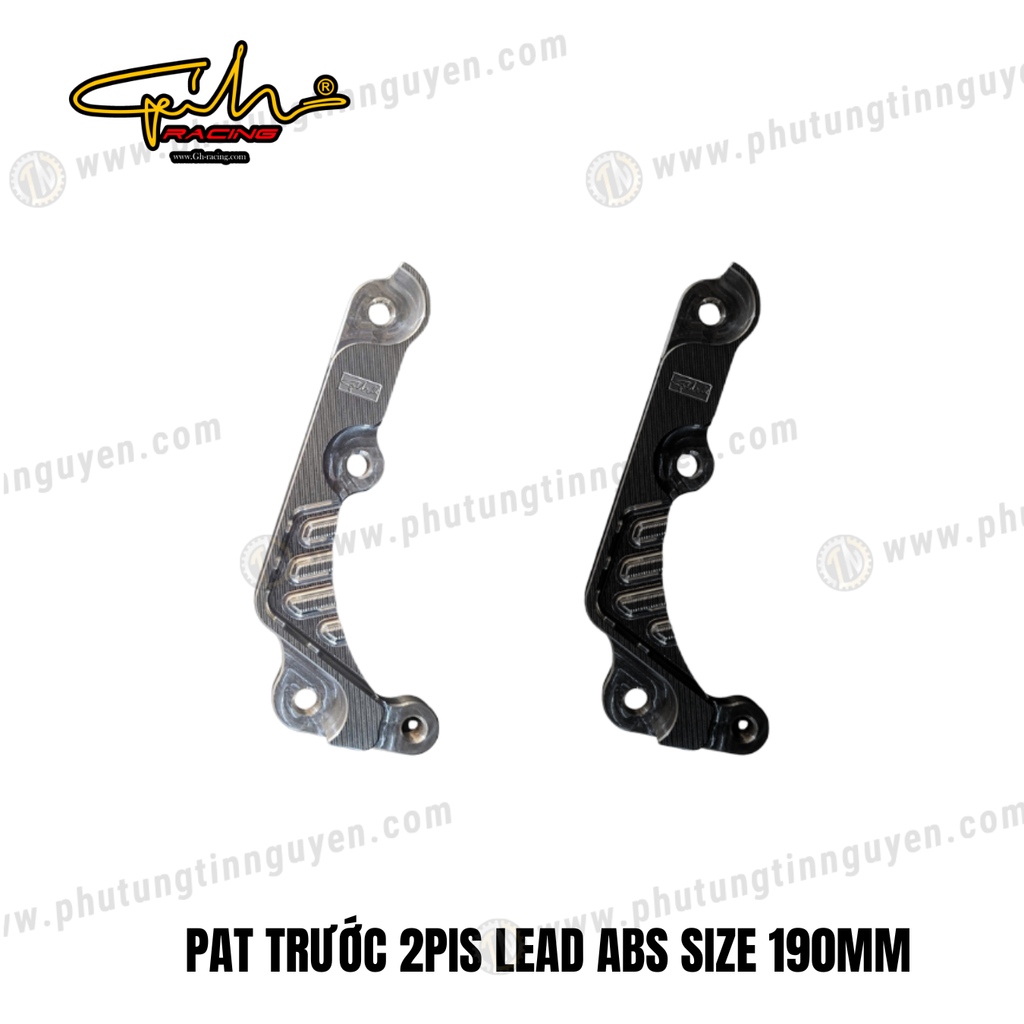 PAT TRƯỚC 2PIS LEAD ABS SIZE 190MM GH-RACING