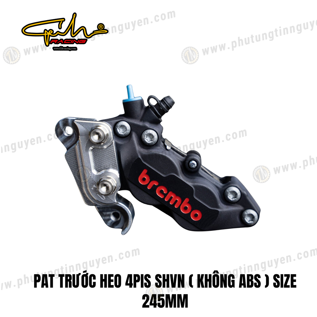 PAT TRƯỚC HEO 4PIS SHVN ( KHÔNG ABS ) SIZE 245MM GH-RACING