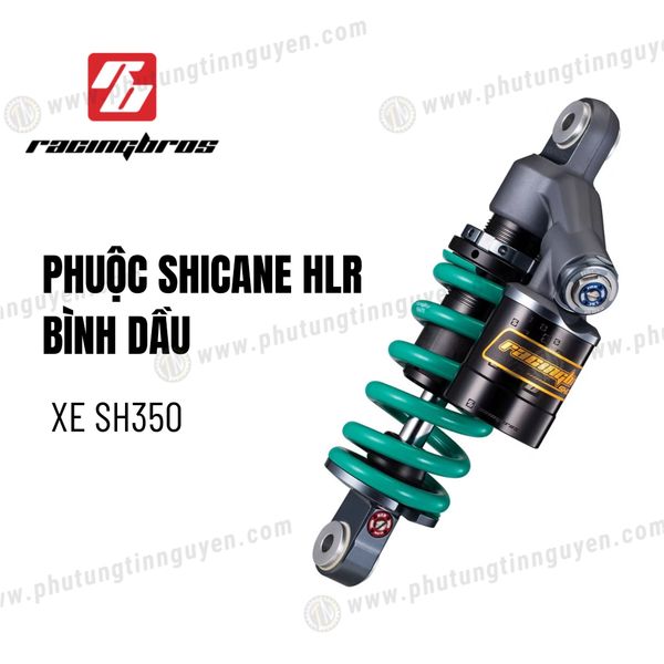  Phuộc Racing Bros SHICANE HLR bình dầu xe SH350 chính hãng lò xo xanh có bảo hành 