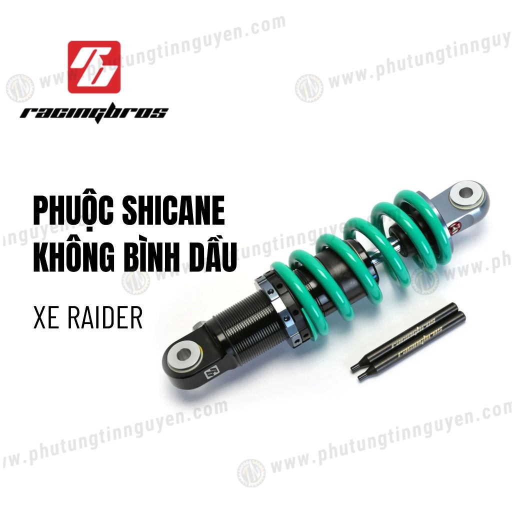 Phuộc Racing Bros monor không bình dầu Raider chính hãng có bảo hành