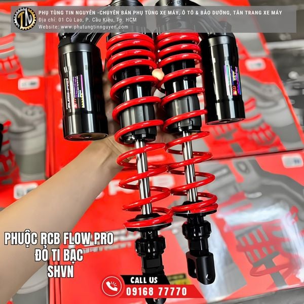  PHUỘC RCB FLOW PRO ĐỎ TI ĐEN SHVN 