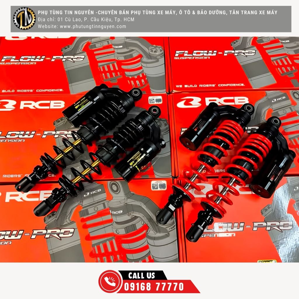 PHUỘC RCB FLOW PRO ĐỎ TI ĐEN SHVN