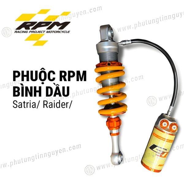  Phuộc RPM bình dầu xe Satria - Raider 150 chính hãng có bảo hành 