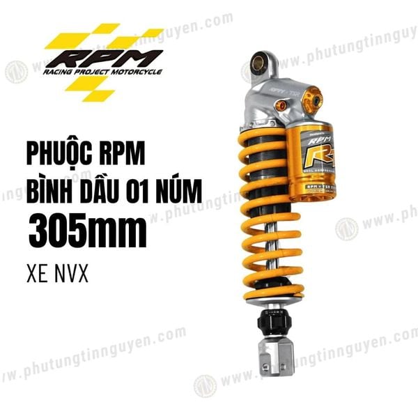  Cặp Phuộc RPM có bình dầu RT xe NVX XMAX 350 SIZE 305mm hàng chính hãng có bảo hành 