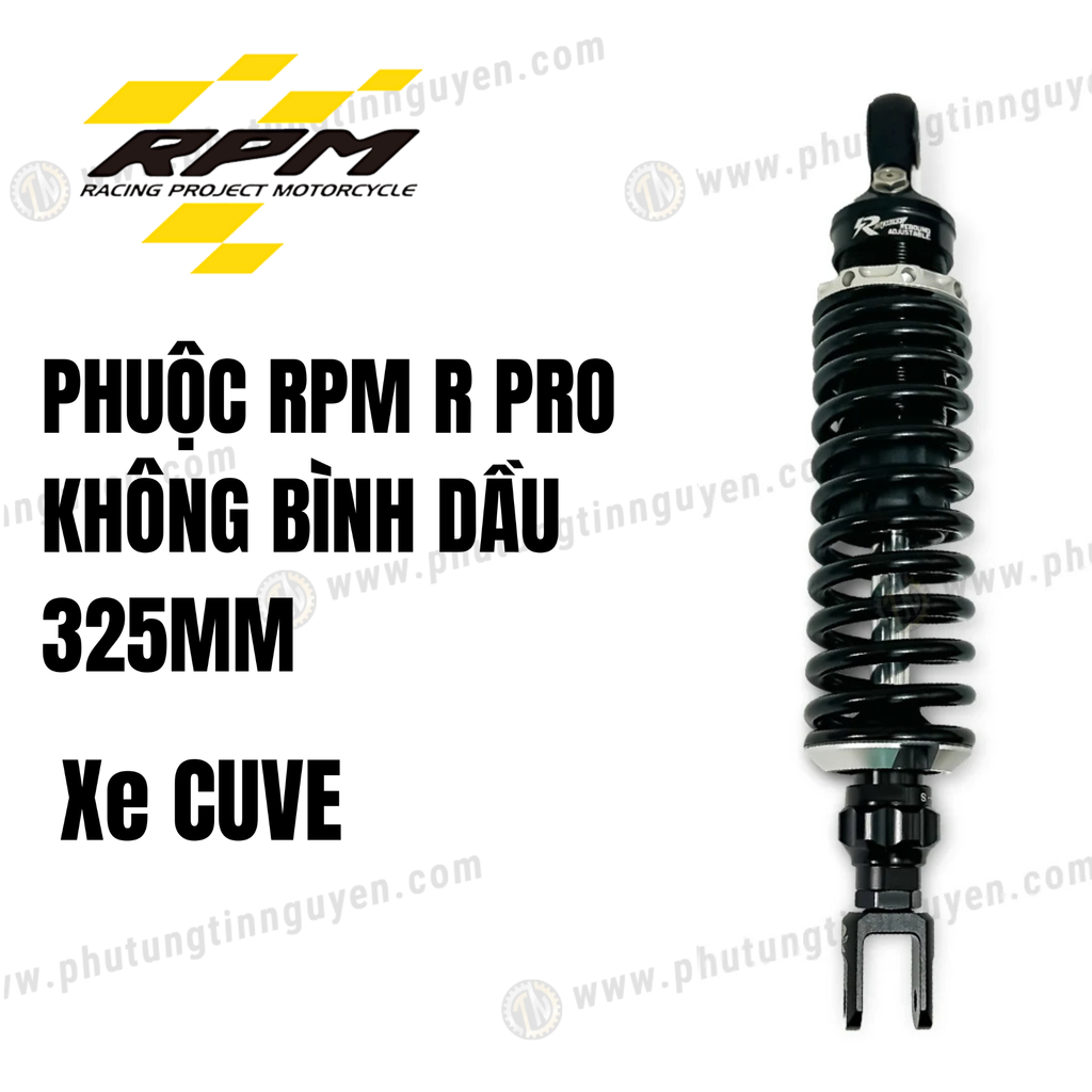 Phuộc RPM R Pro cho xe điện CUVE size 325mm