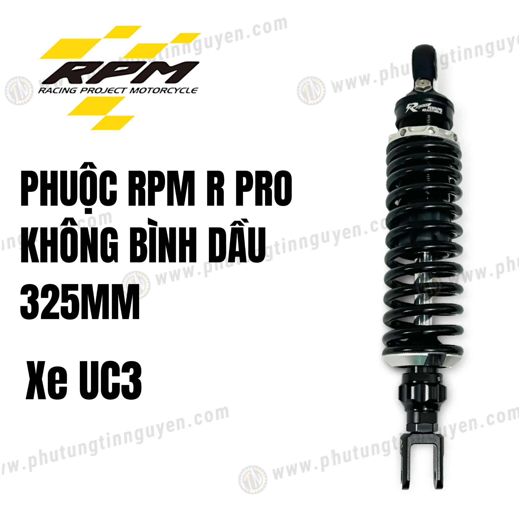  Phuộc RPM R Pro cho xe điện UC3 size 325mm 