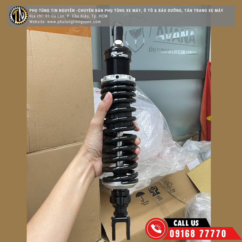 Phuộc RPM R Pro cho xe Stylo 160 size 345mm