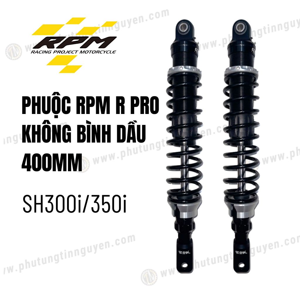 Cặp phuộc RPM R Pro cho xe SH350i sh300 size 400mm