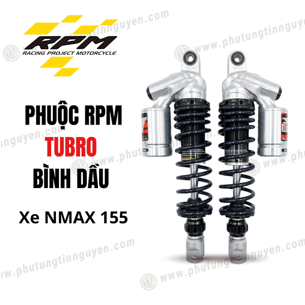  Cặp phuộc RPM RW TURBO có bình dầu cho NMAX 155 