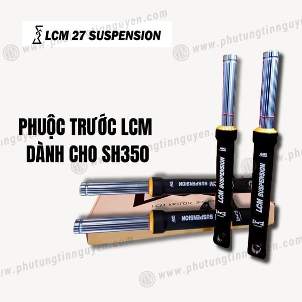  Phuộc trước LCM Honda SH350i ty bạc 