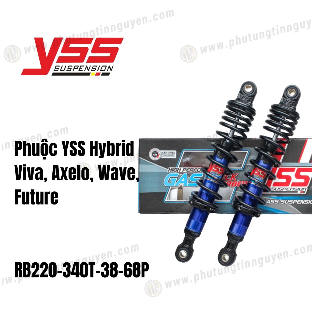 Phuộc YSS Hybrid Viva, Axelo, Wave, Future RB220340T3868P