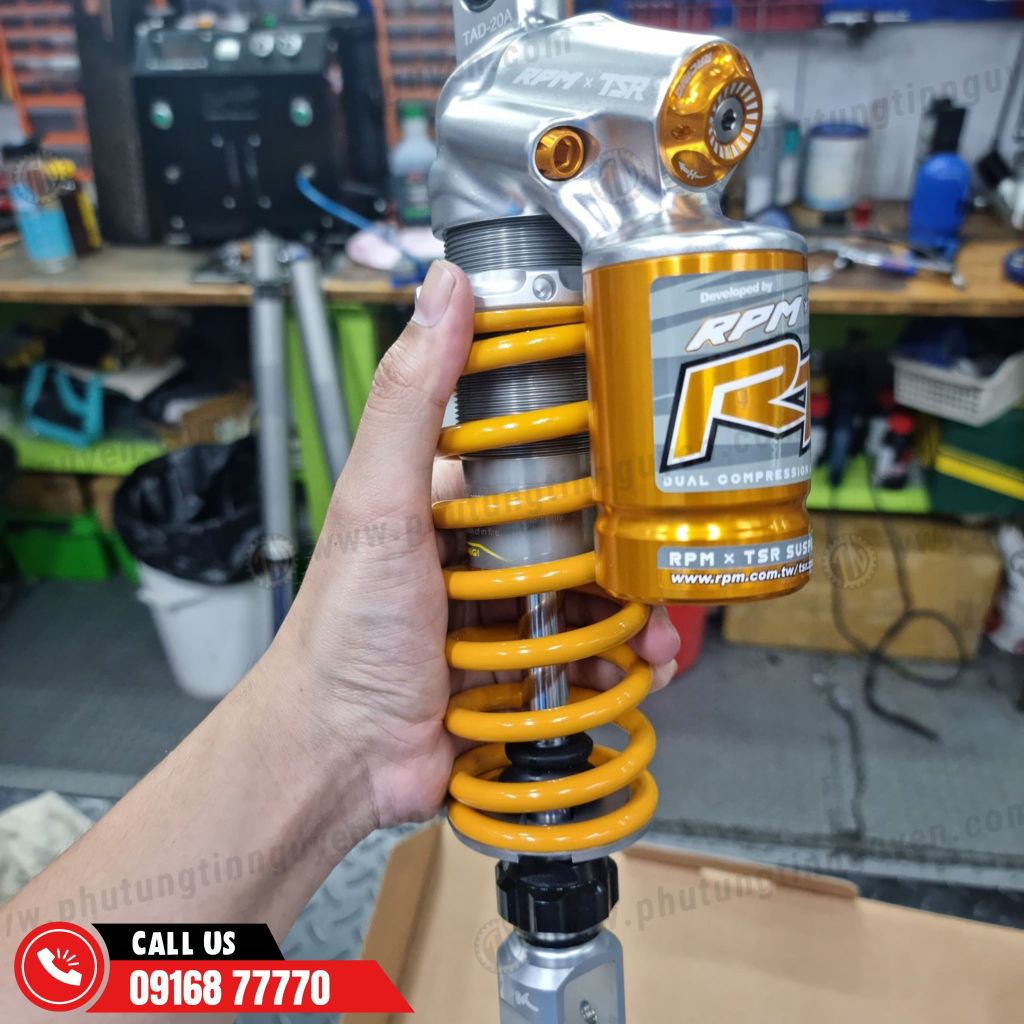 Phuộc RPM có bình dầu RT xe CBR 250RR 310mm hàng chính hãng có bảo hành