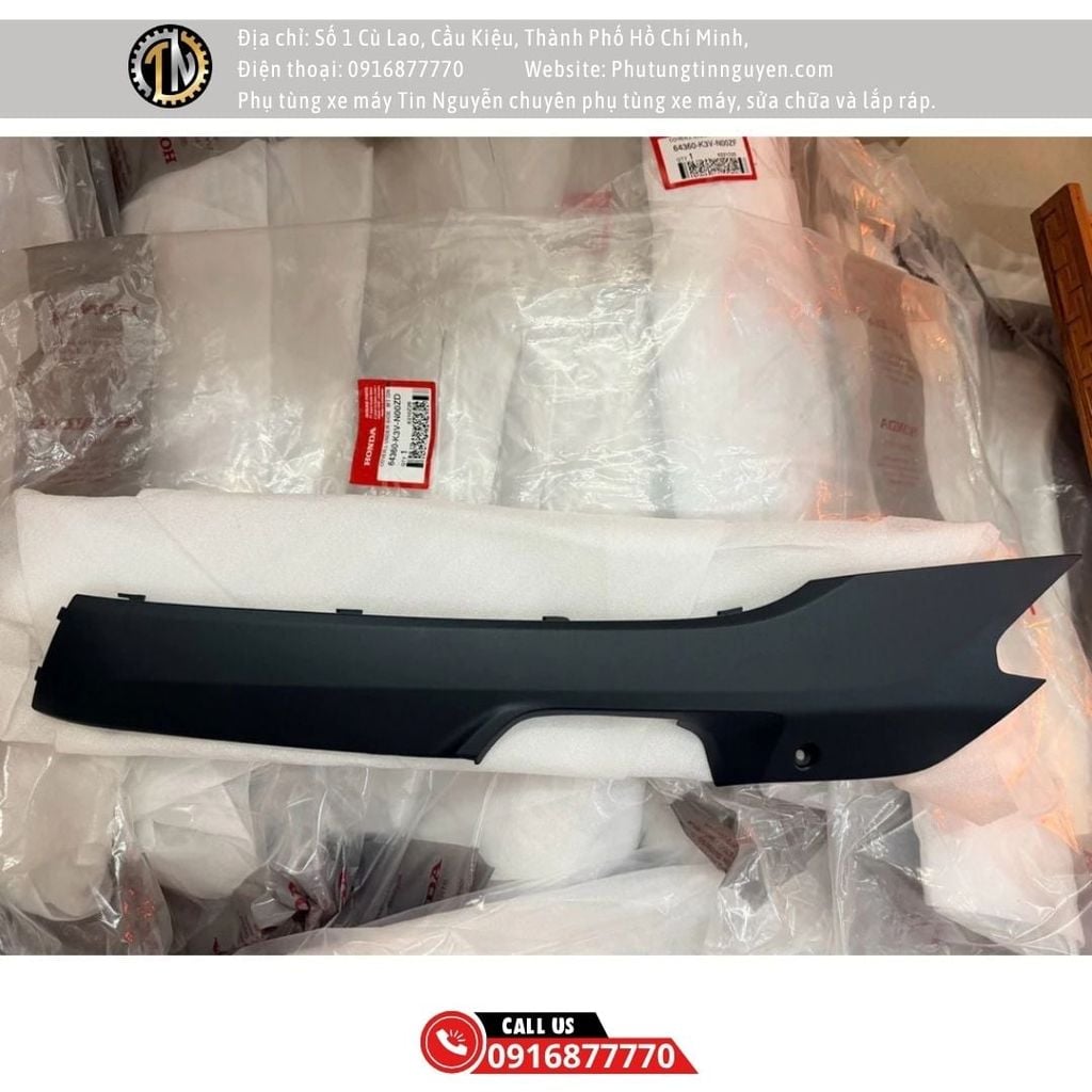 Lườn trái stylo 160 đen bóng TRÁI PHẢI 64360K3VN00ZD, 64350K3VN00ZD