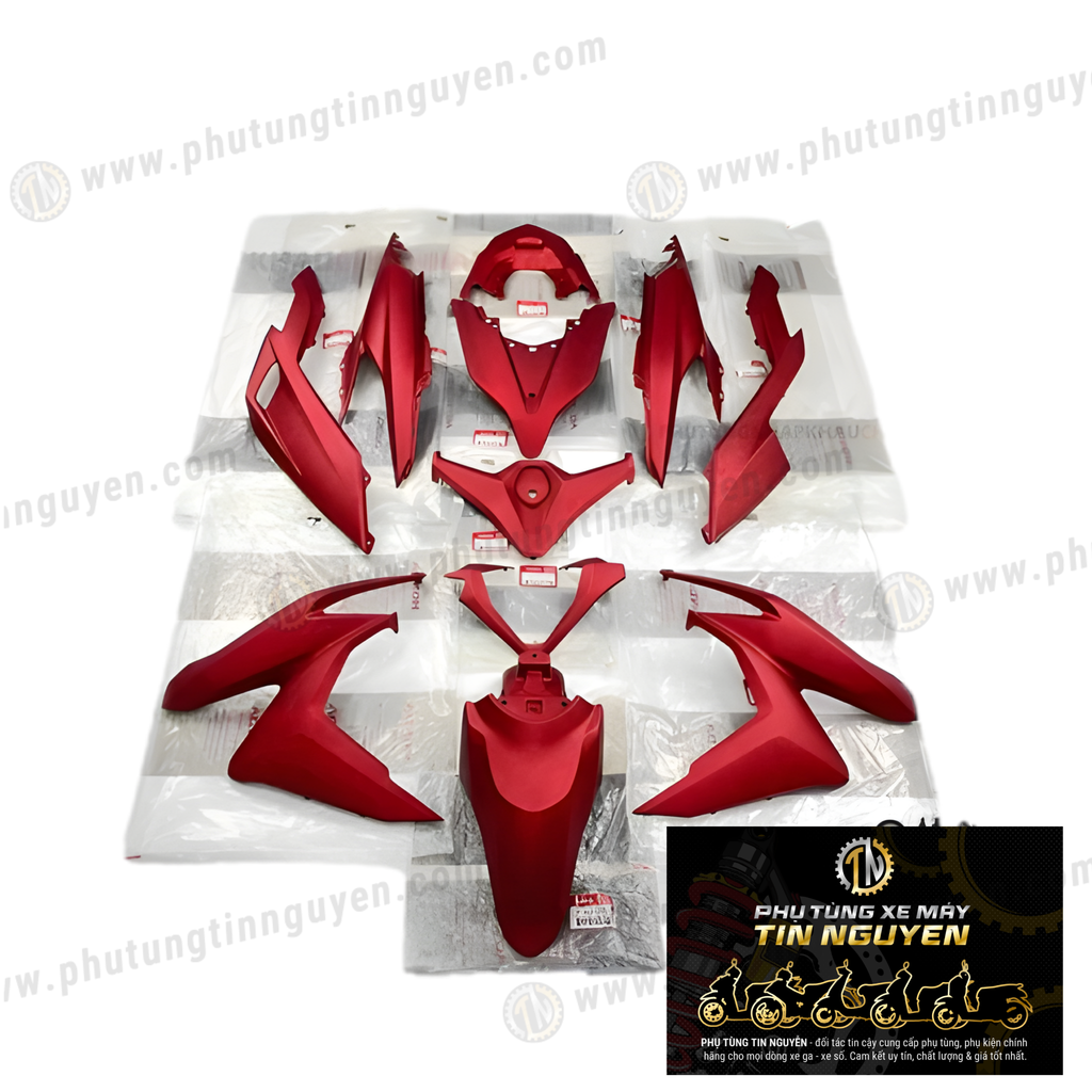 Dàn áo Vario Click 150 đời 2018 - nay màu đỏ chính hãng Honda