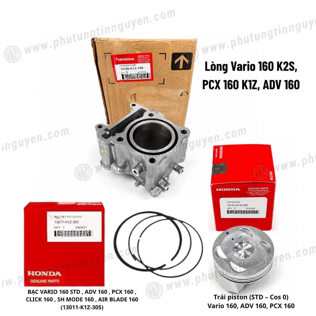 Lòng bạc piston Vario 160, ADV 160, PCX 160