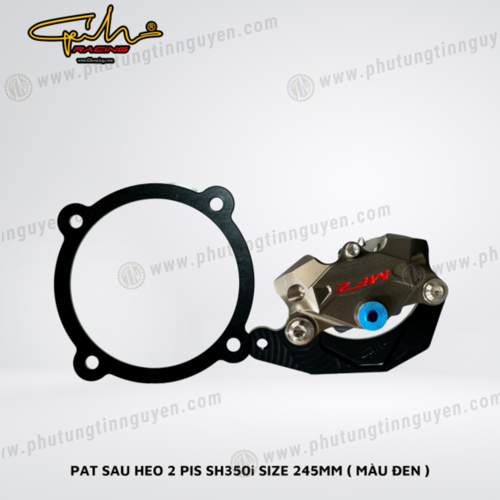 PAT SAU HEO 2 PIS SH350i SIZE 245MM ( MÀU ĐEN )