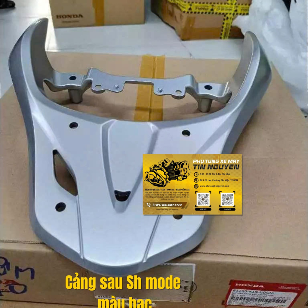 Tay dắt cảng sau sh mode 125 4 val van 2021 2022 2023 2024 MÀU BẠC