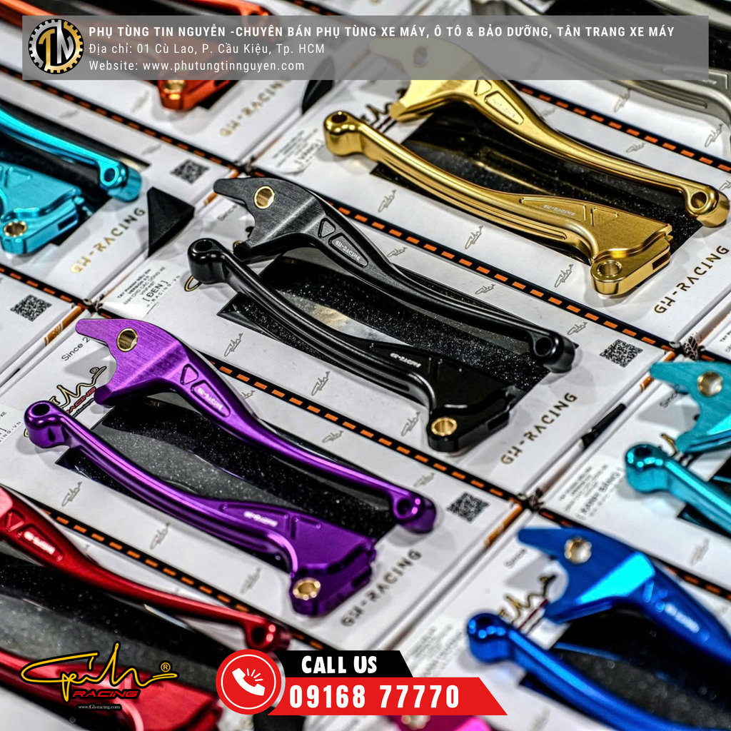 TAY THẮNG FORM ZIN VINFAST VIPER FELIZ EVO CNC GH-RACING