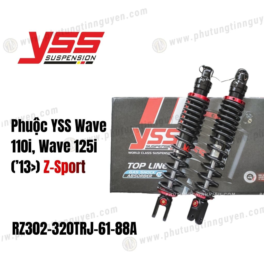Phuộc YSS Wave 110i, Wave 125i (’13>) ZSport RZ302320TRJ6188A