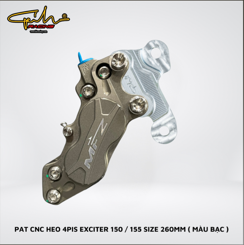 PAT NHÔM CNC HEO 4 PIS EXCITER 150/155 SIZE 260MM GH-RACING